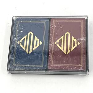 Vintage Hoyle Playing Cards Deck Plastic Coated Made USA Pallas Ace Sealed